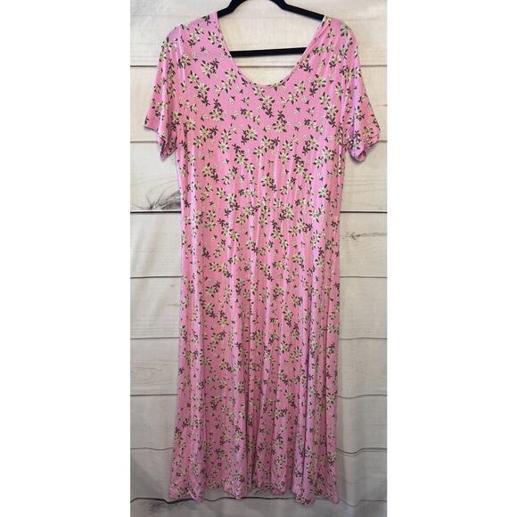 Draper James Pink Dress With Flowers Maxi Flirty - Picture 6 of 6